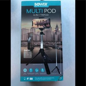 NEW Bower 6 -In-1 Multipod Selfie Tripod